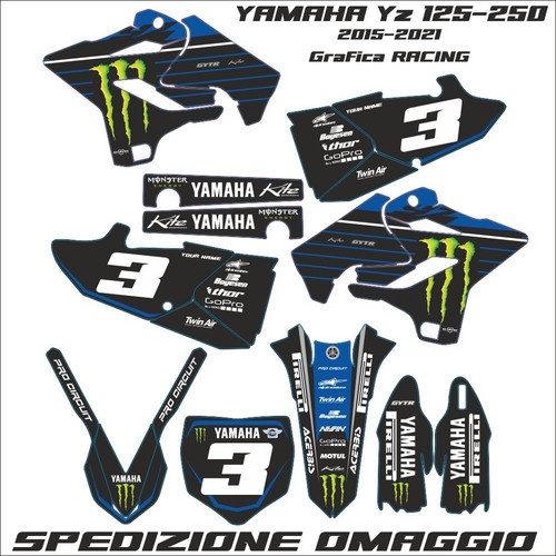 Adesivi kristal yamaha yz - in,