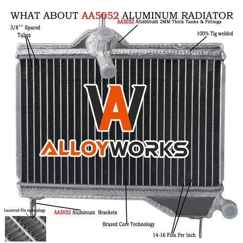 Rangée radiateur aluminium - rangée,