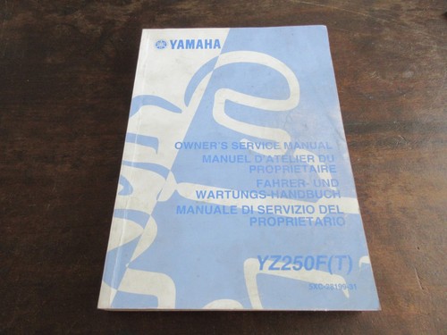 Yamaha yz250f yz250ft 2004 - yamaha,
